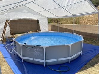 Intex Prism Frame Above Ground Pool 12ft x 30in