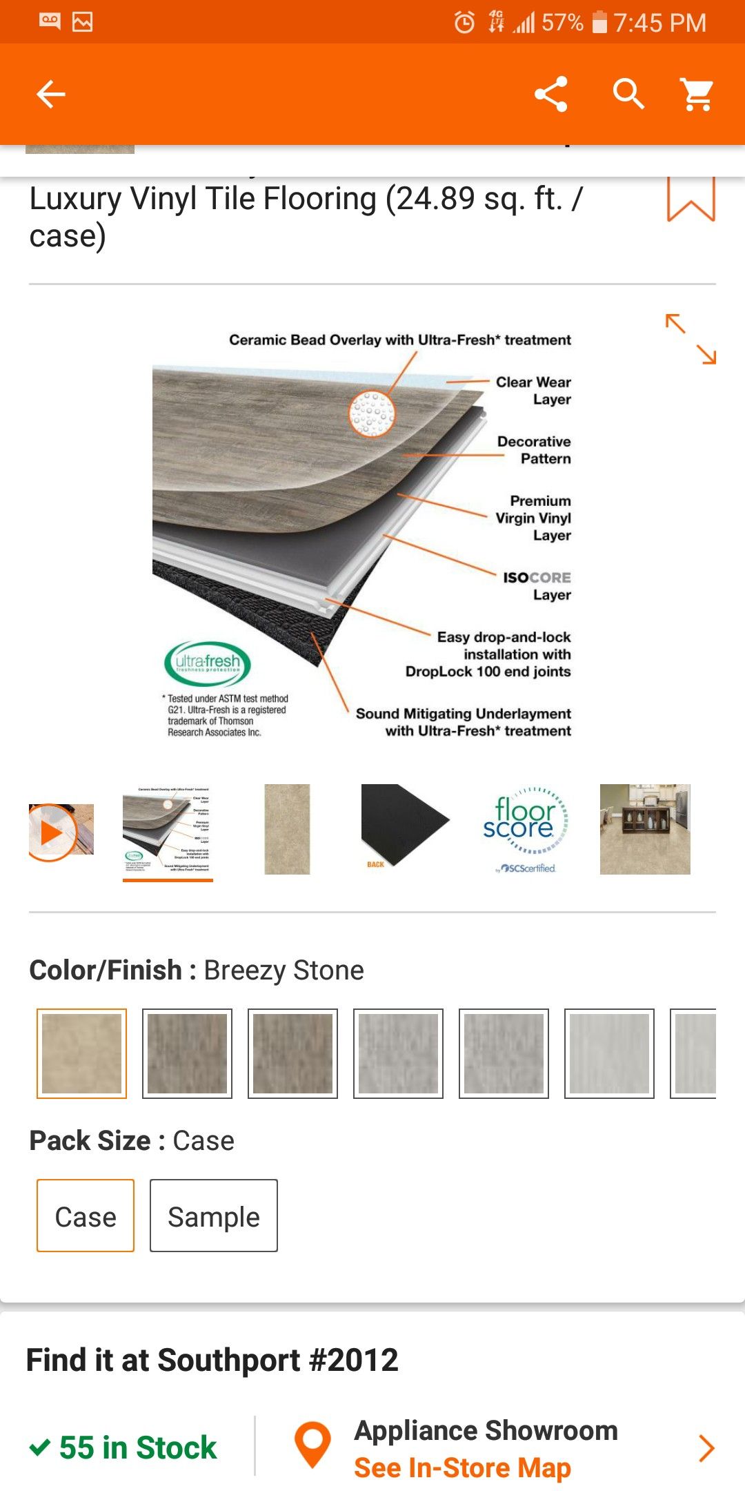 200 sq. Ft. Lifeproof vinyl planks