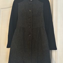 Womens H&M Black Coat Size 4 