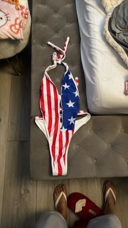 4th of July bikini  one piece size small