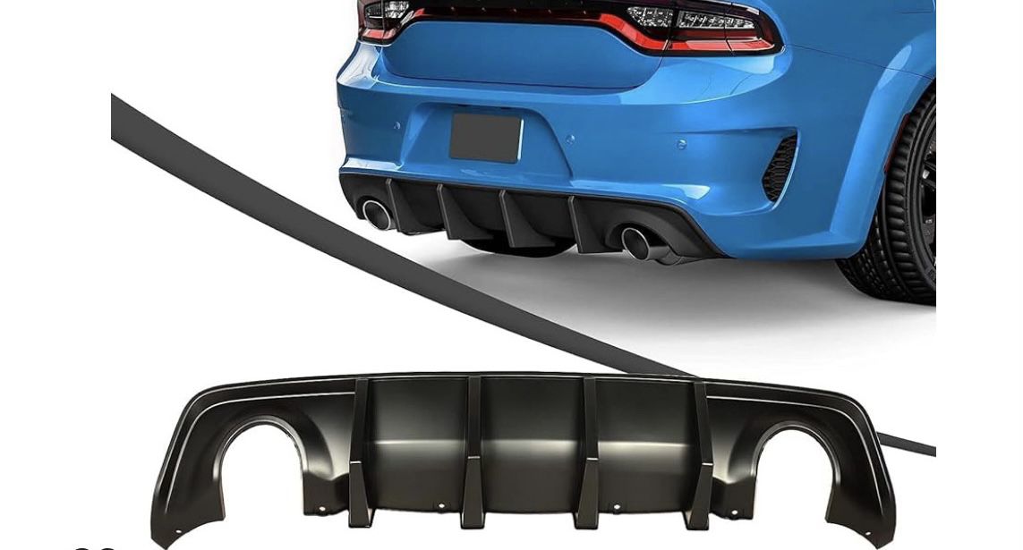 (2) Scat pack charger - Wide body rear diffuser