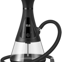 Wireless Electric Shisha, The Revolutionary pod-Based Electronic Hookah Set, Rechargeable, USB-Powered Portable Hookah, Doesn't Require Charcoal, Smar