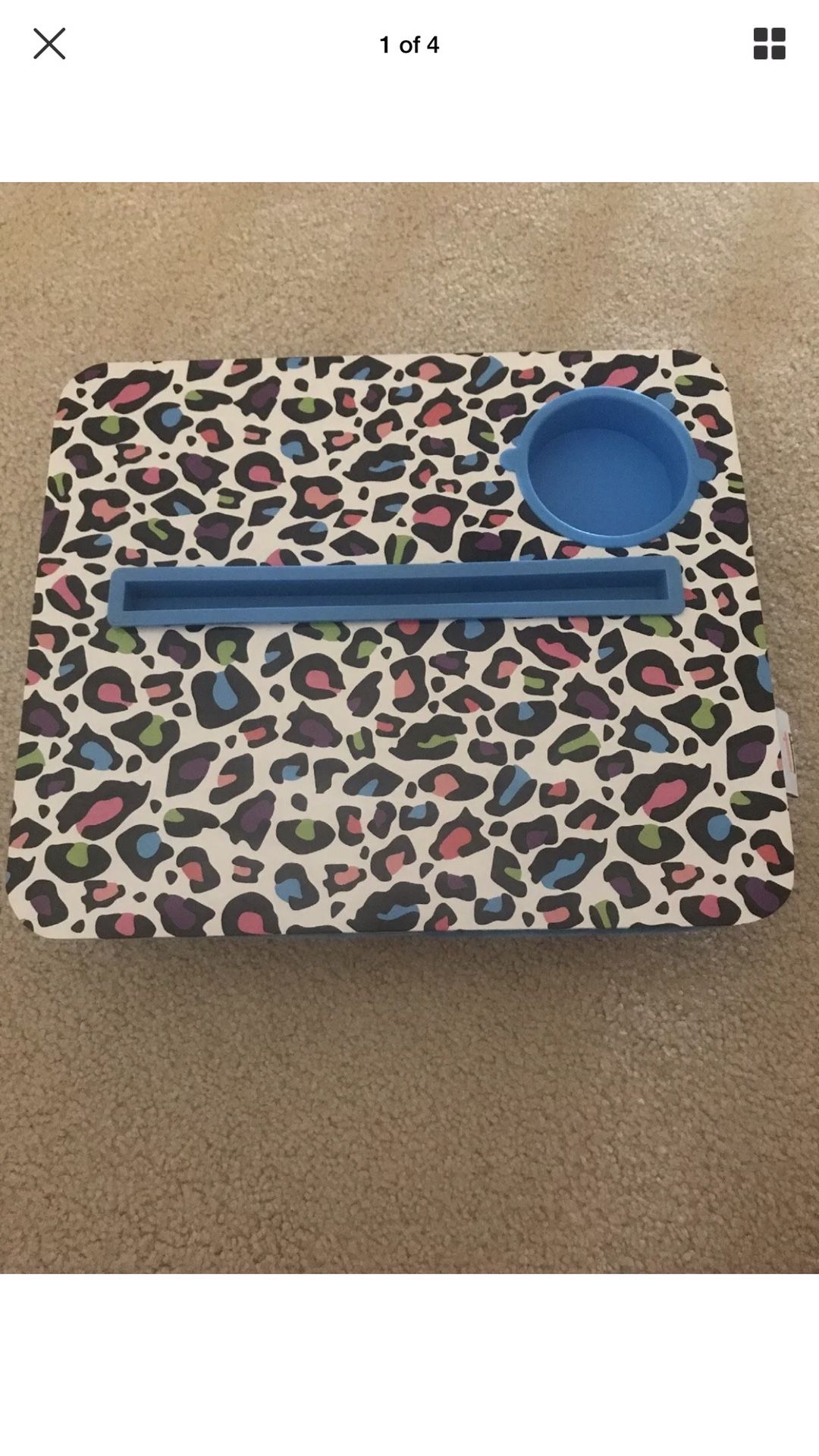 New Child’s Travel Lap Desk with Cup & Pencil Holder