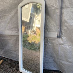 Solid Wood Floor Mirror