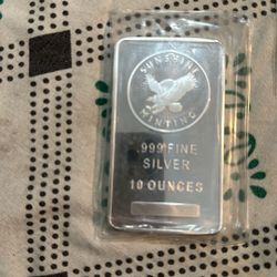 10 Oz Silver Bar
