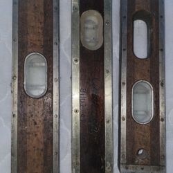 3 Vintage Wood Levels. 24" 42" 48" *See description info.