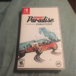 Nintendo Switch Burnout Paradise 