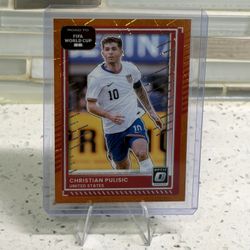 2025-26 Donruss FIFA #25 Christian Pulisic Orange Laser #81/199