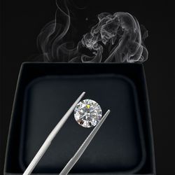 3.01 Carat round shape lab-grown certified diamond 💎