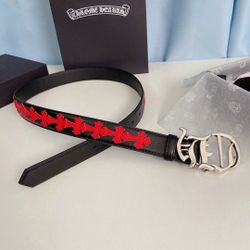 Chrome Hearts Leather Belt