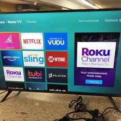 40” Smart Tv Roku Tv Hisense Comes With Remote
