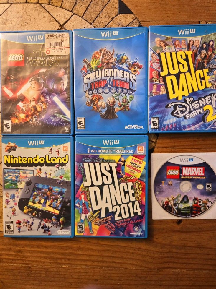 Nintendo Wii U . 6 Games Lot . Check Out My Other Listings For More Wii Games 