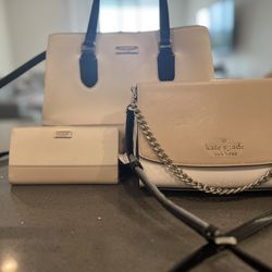 Set Of Three Late Spade Purses/wallet