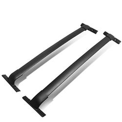 15-18 Nissan Murano Pair OE Style Aluminum Car Roof Rail Crossbars Cargo Carrier,Black