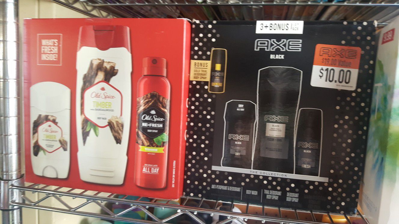 Axe and Old Spice sets
