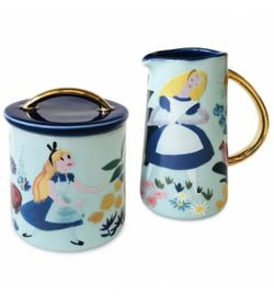 Disney Alice in Wonderland by Mary Blair Creamer and Sugar Bowl Set