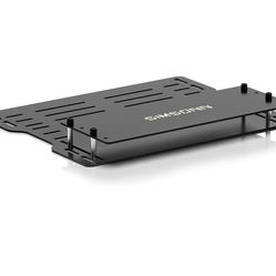 SIMSONN PRO Plus Pedals for PC Racing Simulator - Hydraulic Pedals with Pressure Sensor Load Cell and Base Plate (Black)