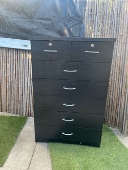 Black dresser