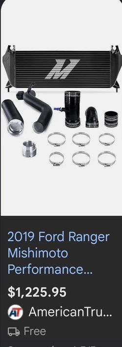 FORD RANGER 2019-2020 Mishimoto Performance Intercooler Kit 2019 Ford Ranger