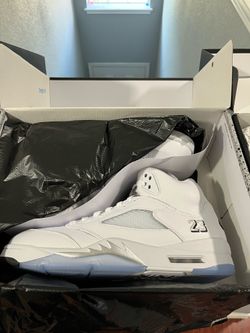 Jordan 5 retro white metallic