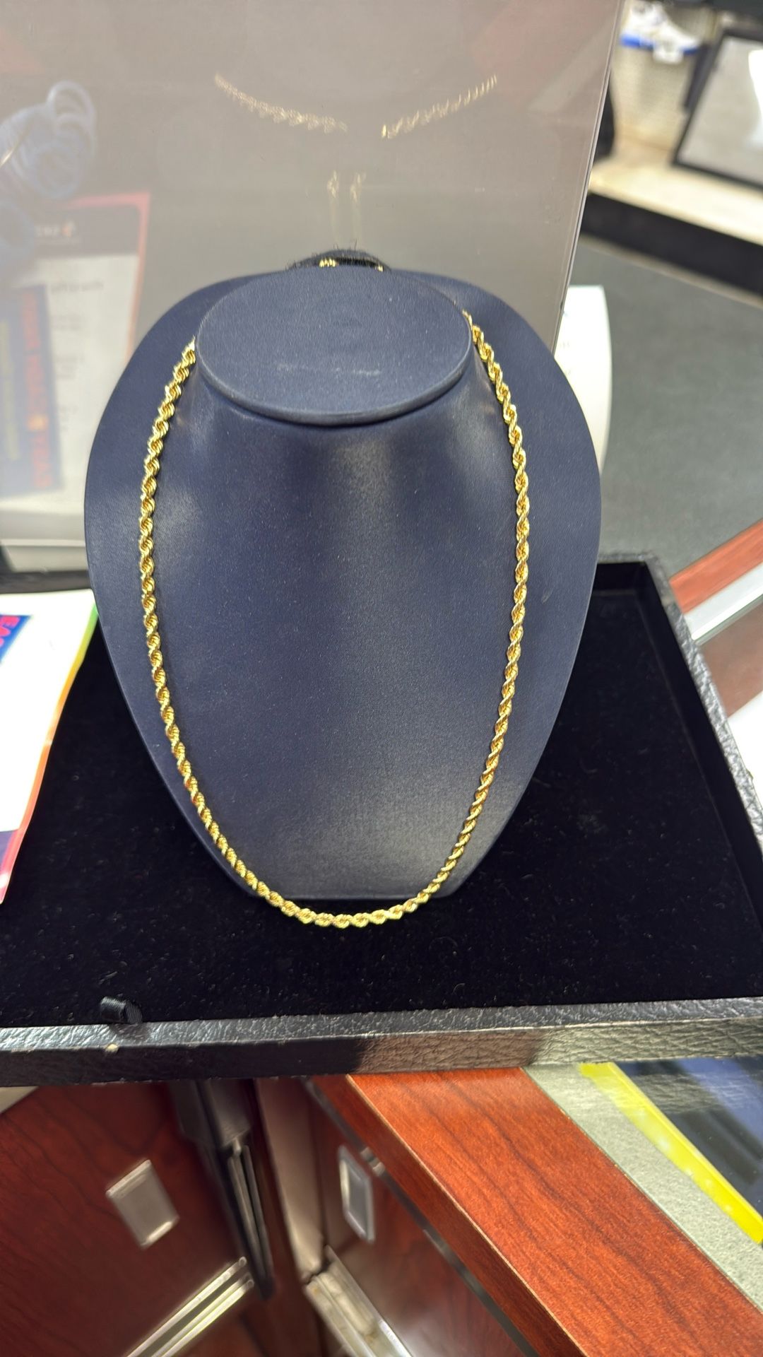 14k Solid Gold Rope Chain Weight And Length Is In Pics