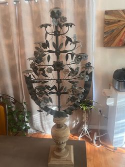 Mid Century Italian Metal Candle Holdet