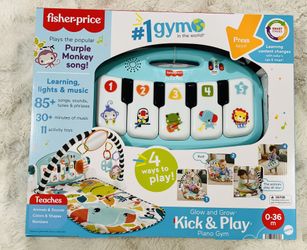 Fisher-Price Glow and Grow Kick & Play Piano Gym