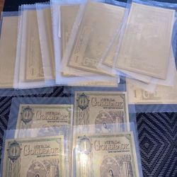 Brand New Nevada Goldbacks foil notes 24k Real Gold!!  $20 each 