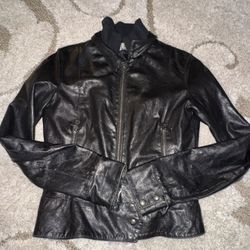 Black Women’s Leather Jacket — PLEASE