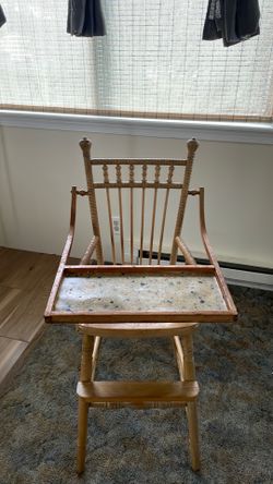 Antique highchair