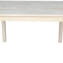 New-International Concepts Mission Juvenile Table, Unfinished