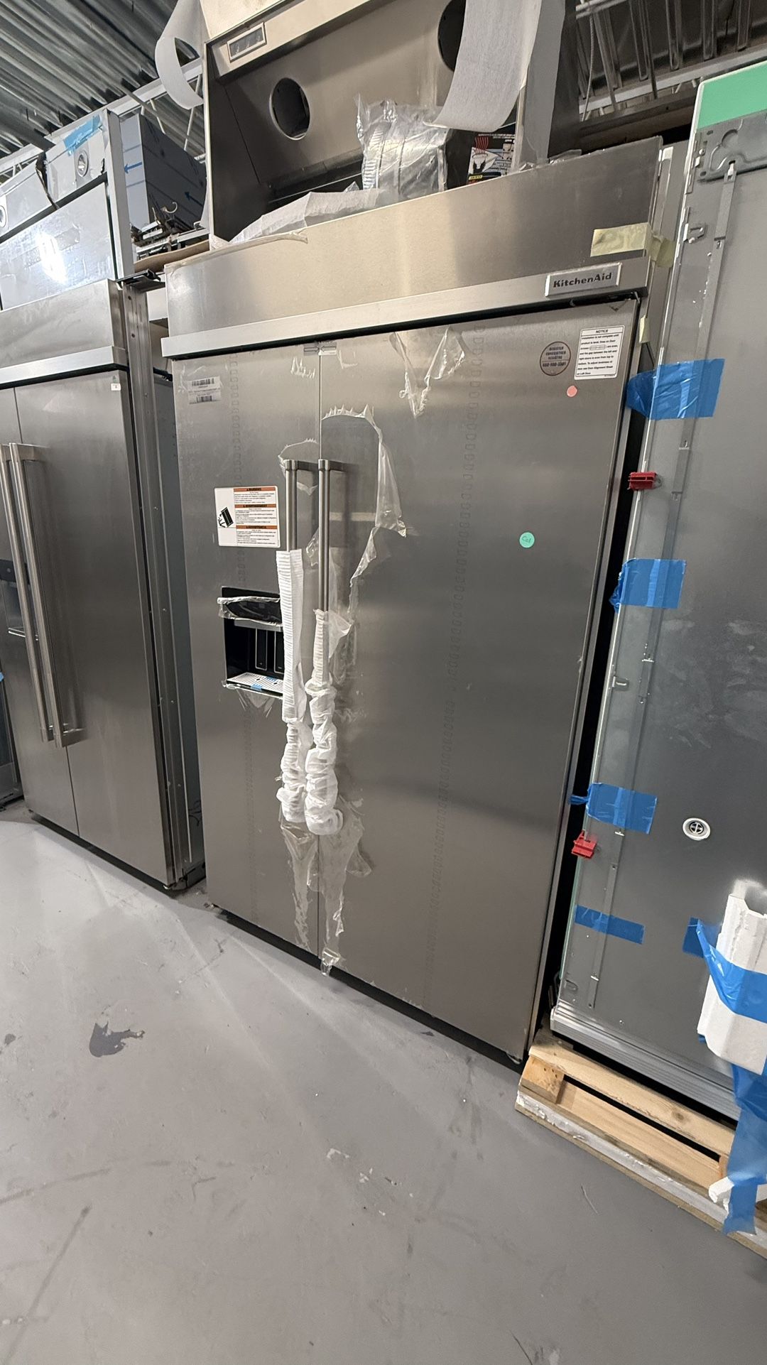 🔥 KitchenAid 48” Built-In Side-by-Side Refrigerator – Stainless Steel – NEW 🔥