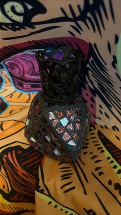 mosaic glass catalytic fragrance oil diffuser lamp burner