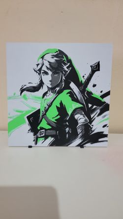 New 8" inch 3D Link Wall Art