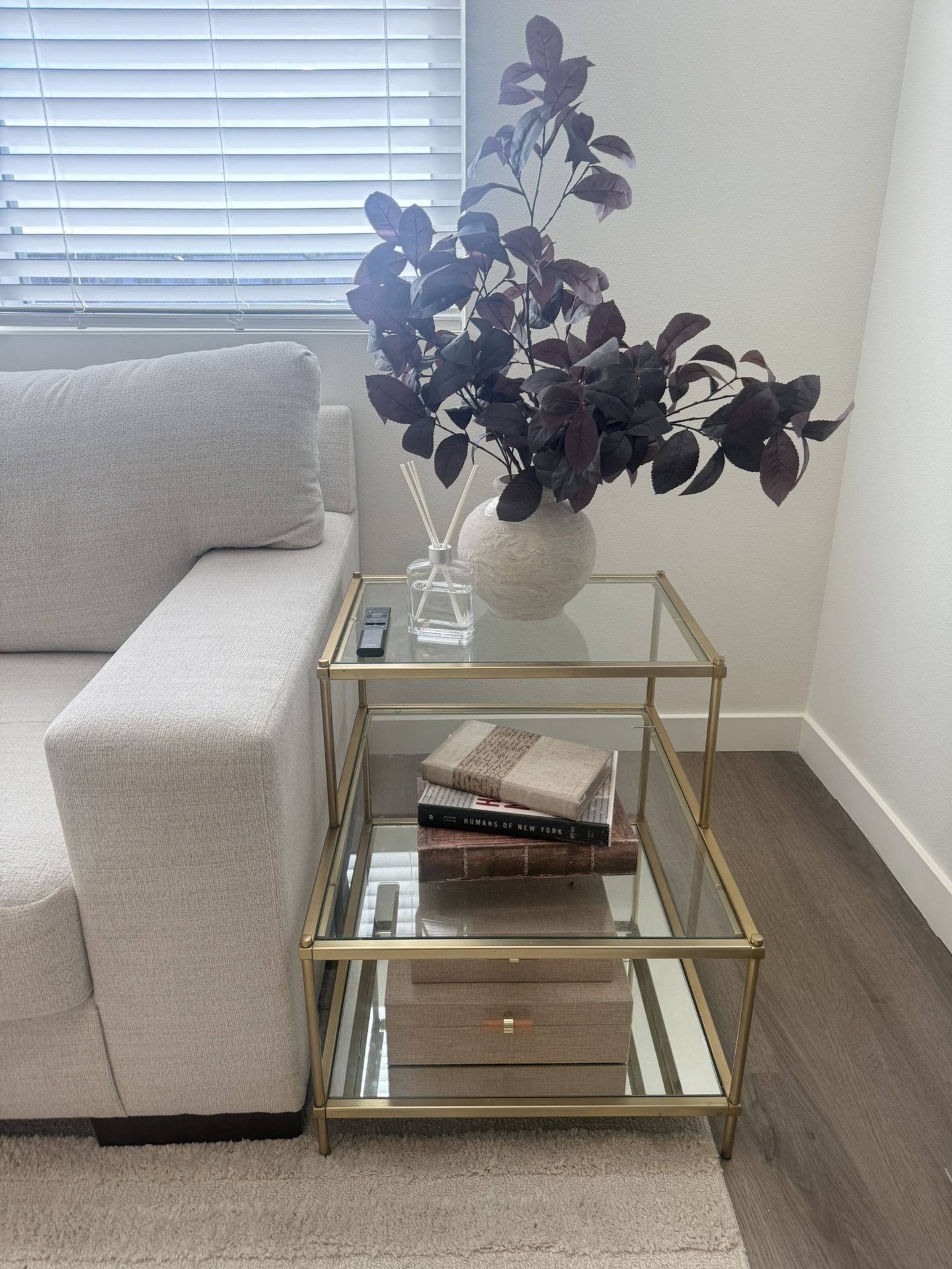 Gold West Elm Side Table