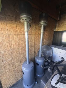 Heaters Out Doors $65 Each ! Tops Are Bent A Little But They Work Great ! 