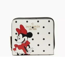 Kate Spade x Disney Minnie Mouse Zip Wallet
