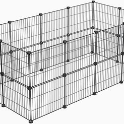 LURIVA Small Animal Playpen, Guinea Pig Cages, Pet Playpen, Rabbit Cage,Small Animal Cage