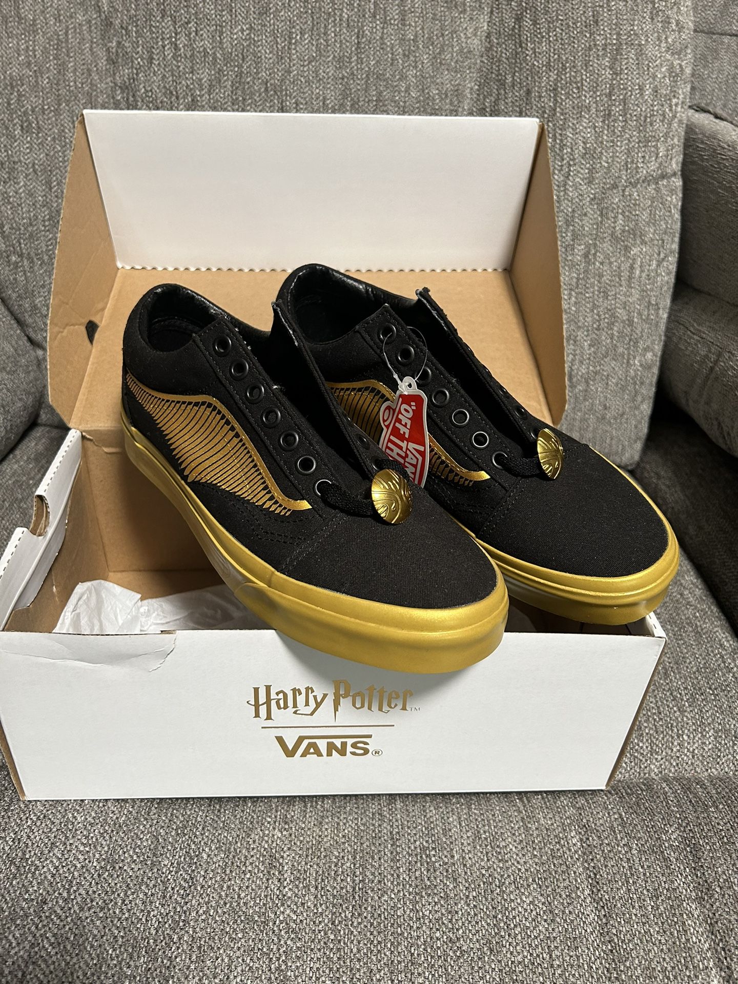 Harry Potter Golden Snitch Vans