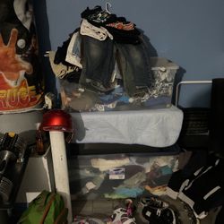 Going Back To School Clothes In A Tub , Come Find Your Kids Size Boys All Name Brands Levi’s To Undersrmour 