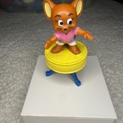 Vintage 1989 Tom & “Jerry Mouse” Stool Plastic Figure Toy