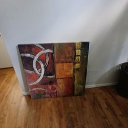 Large abstract painting