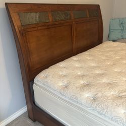 Ashley King Bed Wooden Frame