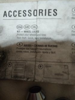 Wheel Locks With Key Make a reasonable Offer