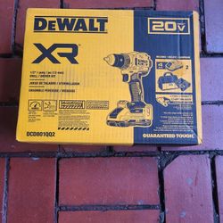 Dewalt Xr Drill With Two 4.0ah Batteries And Charger 