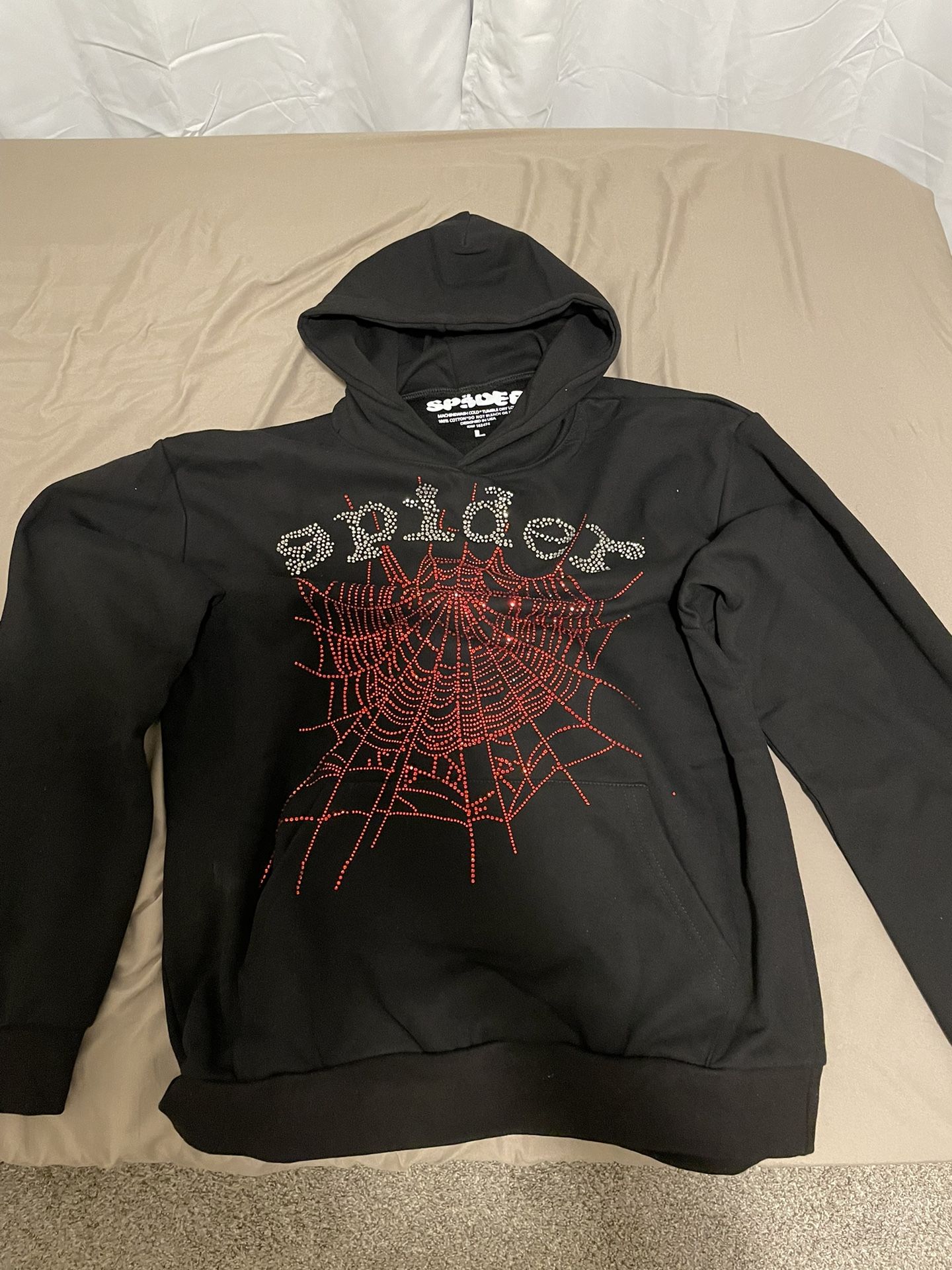 関税負担なし★Sp5der Rhinestone OG Web V2 パーカー★入手困難 Sp5der OG Rhinestone Logo Hoodie for Sale in Everett, WA