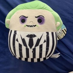 Squishmallows Beetlejuice 8 inches New With Tags Halloween New W Tags