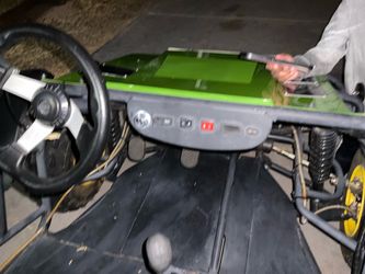 Gas Go-Kart with Steering Wheel