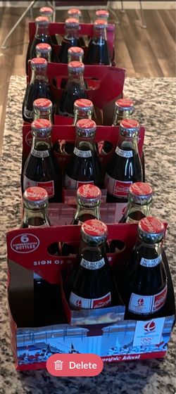 Coke cola collector bottles