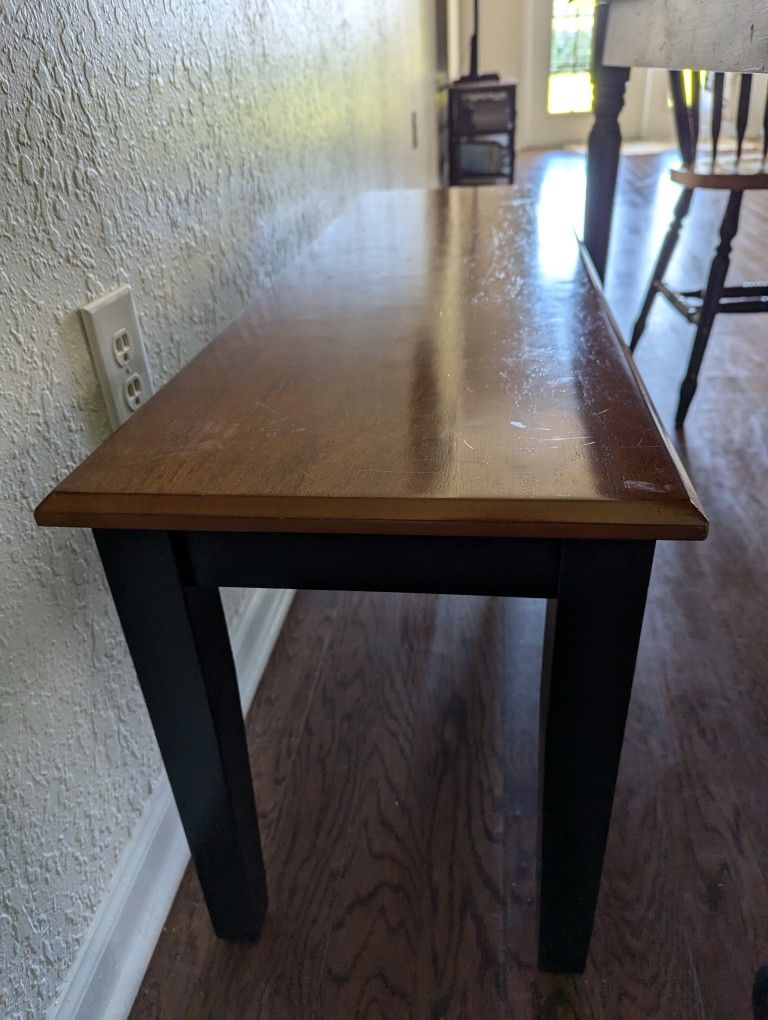 Dining Table With 4 Chairs And A Stool.